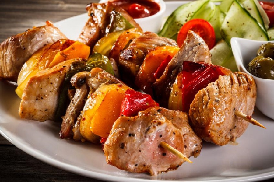 Receta de Brochetas de cerdo