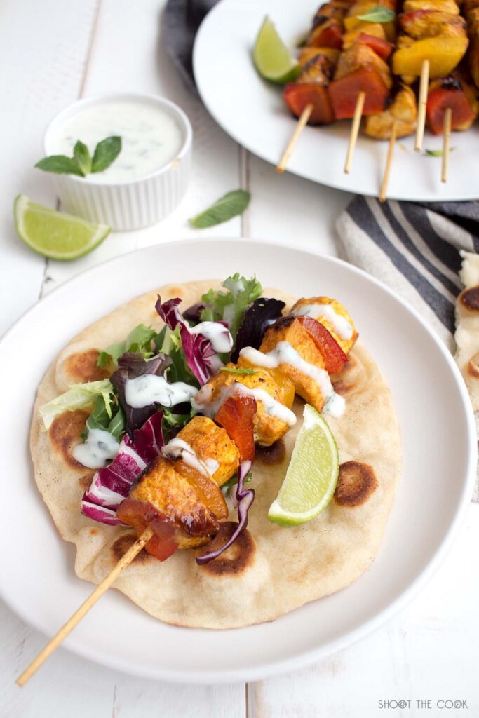 Receta de Brochetas de pollo al curry: plato aromático, fácil y lleno de sabor