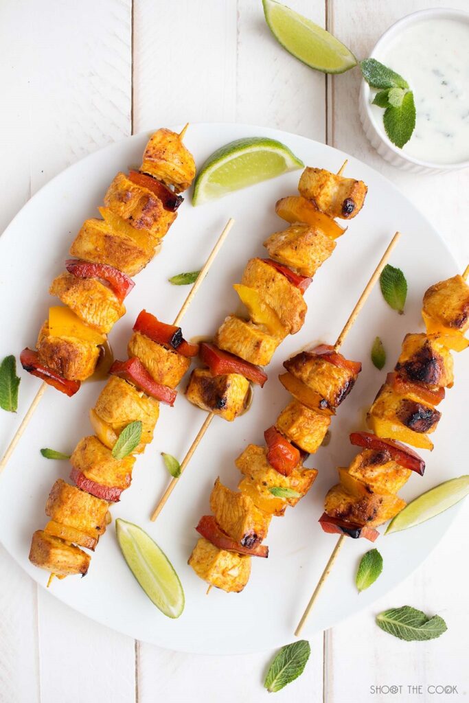 Receta de Brochetas de pollo al curry: plato aromático, fácil y lleno de sabor