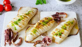 Receta Calamares a la Parrilla