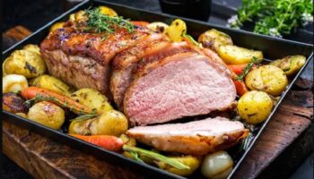 Receta Cerdo al Horno con Patatas: Plato Tradicional Fácil y Delicioso