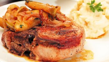 Receta Filete de Cerdo con Manzanas Caramelizadas