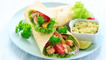 Receta Wraps de Pollo con Guacamole – Una opción saludable, deliciosa y fácil de preparar