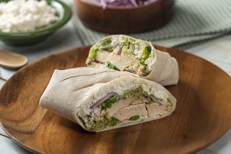 Receta Wraps de Pollo con Guacamole – Una opción saludable, deliciosa y fácil de preparar