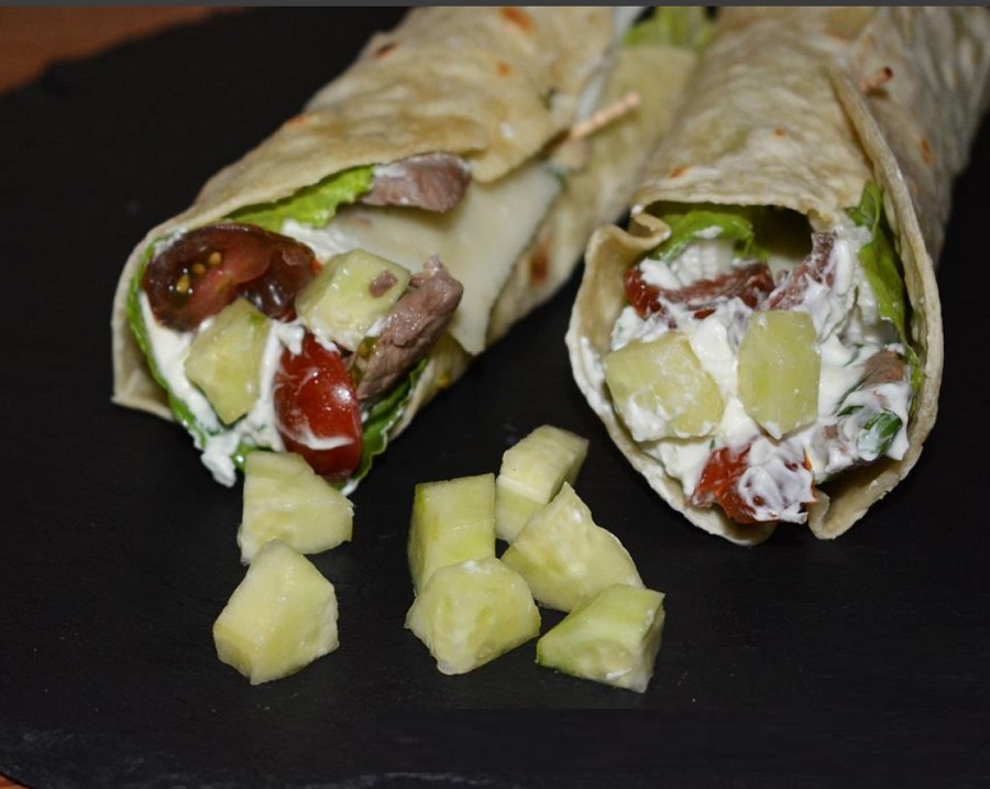 Receta Wraps de Ternera y Queso: Una Comida Rápida, Deliciosa y Fácil de Preparar