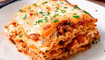 Recetas Lasaña rápida con carne magra: una opción deliciosa, ligera y fácil de preparar